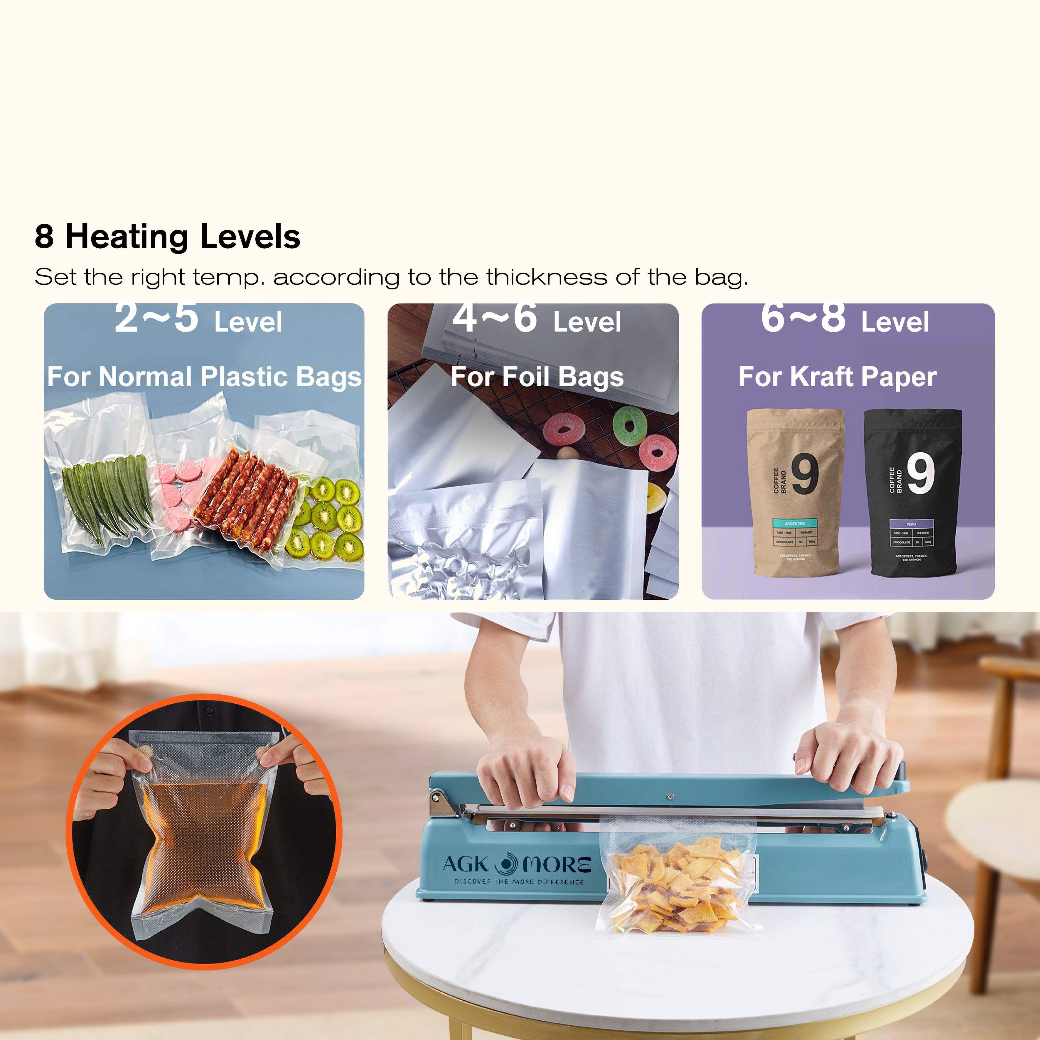 Reliable 300mm Impulse Heat Sealer Sealing Machine – Perfect for Plastic Bags, Pouches, and Industrial Packaging Needs