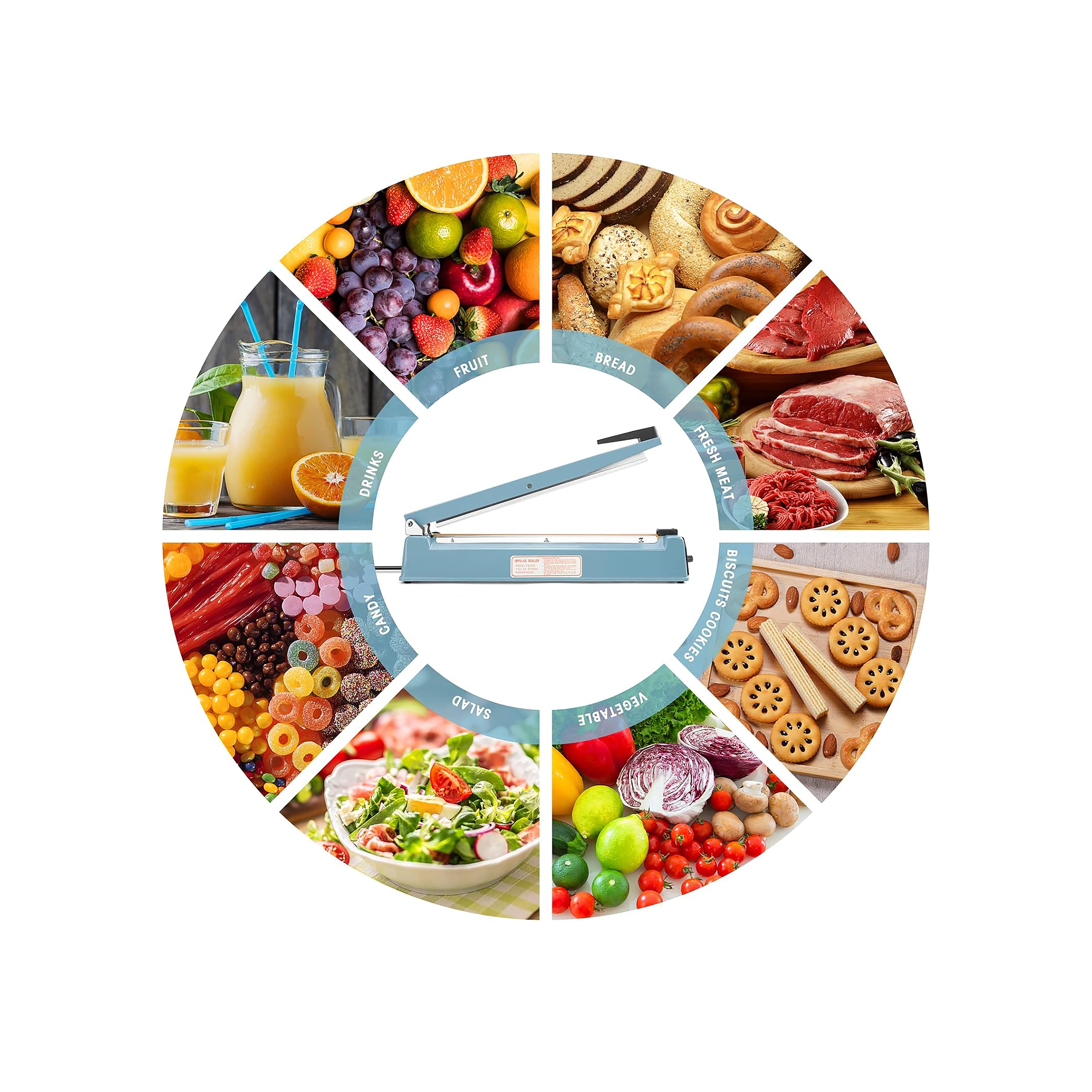 Reliable 300mm Impulse Heat Sealer Sealing Machine – Perfect for Plastic Bags, Pouches, and Industrial Packaging Needs